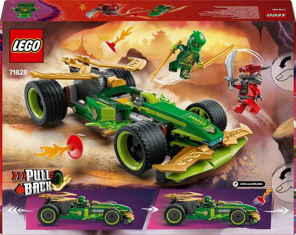 لگو NINJAGO Lloyd's ماشین مسابقه عقبکش مدل 71828 لگو NINJAGO Lloyd's ماشین مسابقه عقبکش مدل 71828