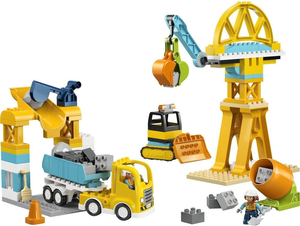 لگو DUPLO کارگاه ساختمانی و وسایل نقلیه 3 in 1 مدل 10476 لگو DUPLO کارگاه ساختمانی و وسایل نقلیه 3 in 1 مدل 10476