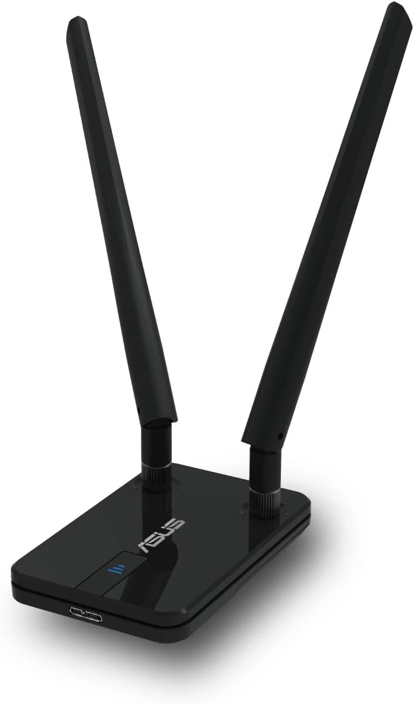 آداپتور USB بیسیم ASUS مدل USB-AC58 با دو باند AC1300 آداپتور USB بیسیم ASUS مدل USB-AC58 با دو باند AC1300
