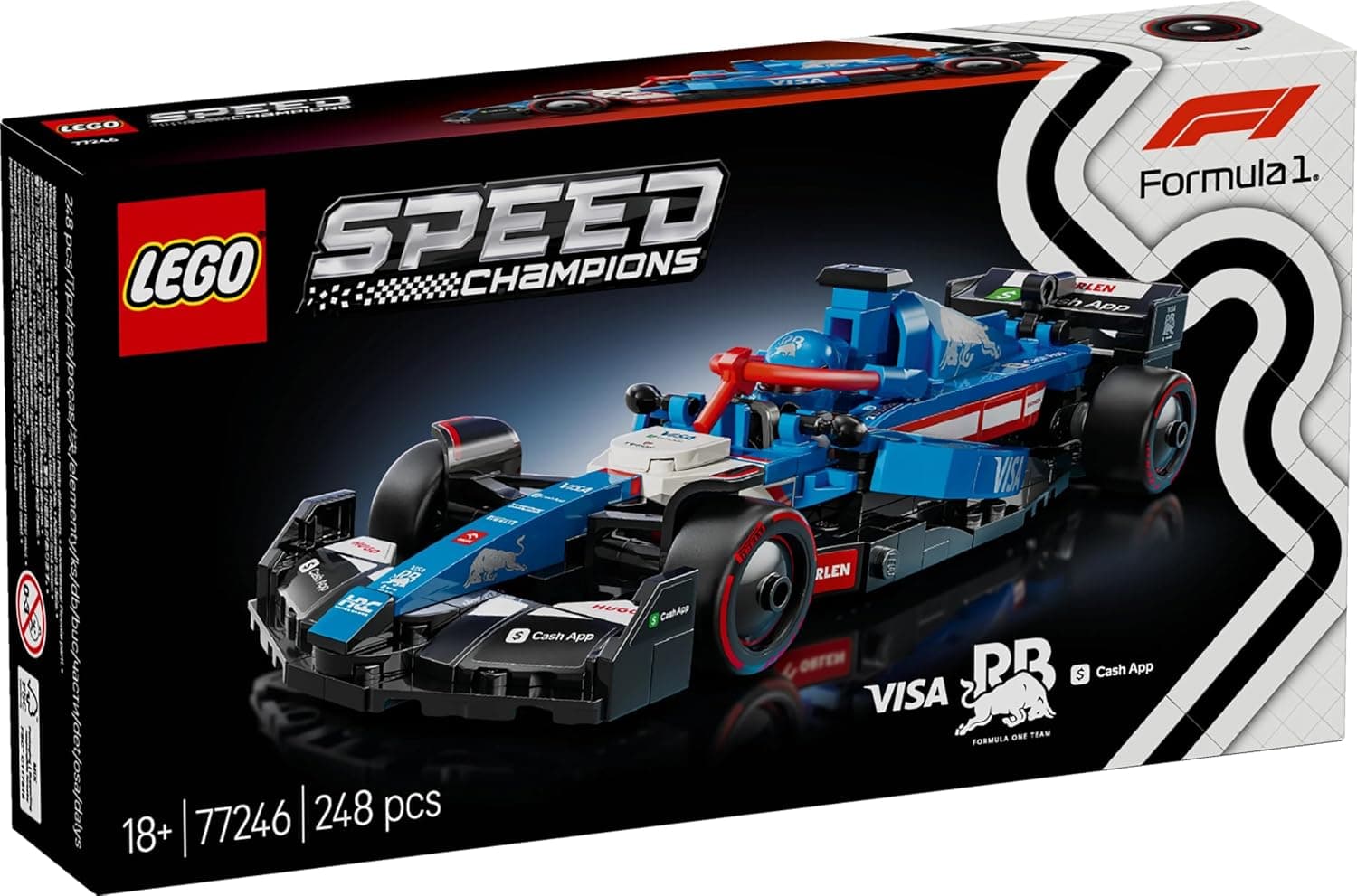 لگو Speed Champions ماشین مسابقه F1 مدل Visa Cash App RB VCARB 01 77246 لگو Speed Champions ماشین مسابقه F1 مدل Visa Cash App RB VCARB 01 77246
