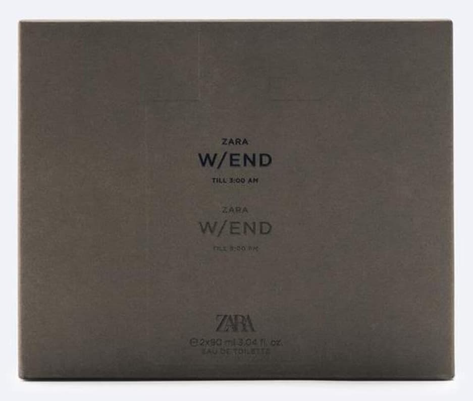 ست عطر مردانه Zara W/END TILL 3:00 AM و W/END TILL 8:00 PM 90 ML P43S3873 ست عطر مردانه Zara W/END TILL 3:00 AM و W/END TILL 8:00 PM 90 ML P43S3873