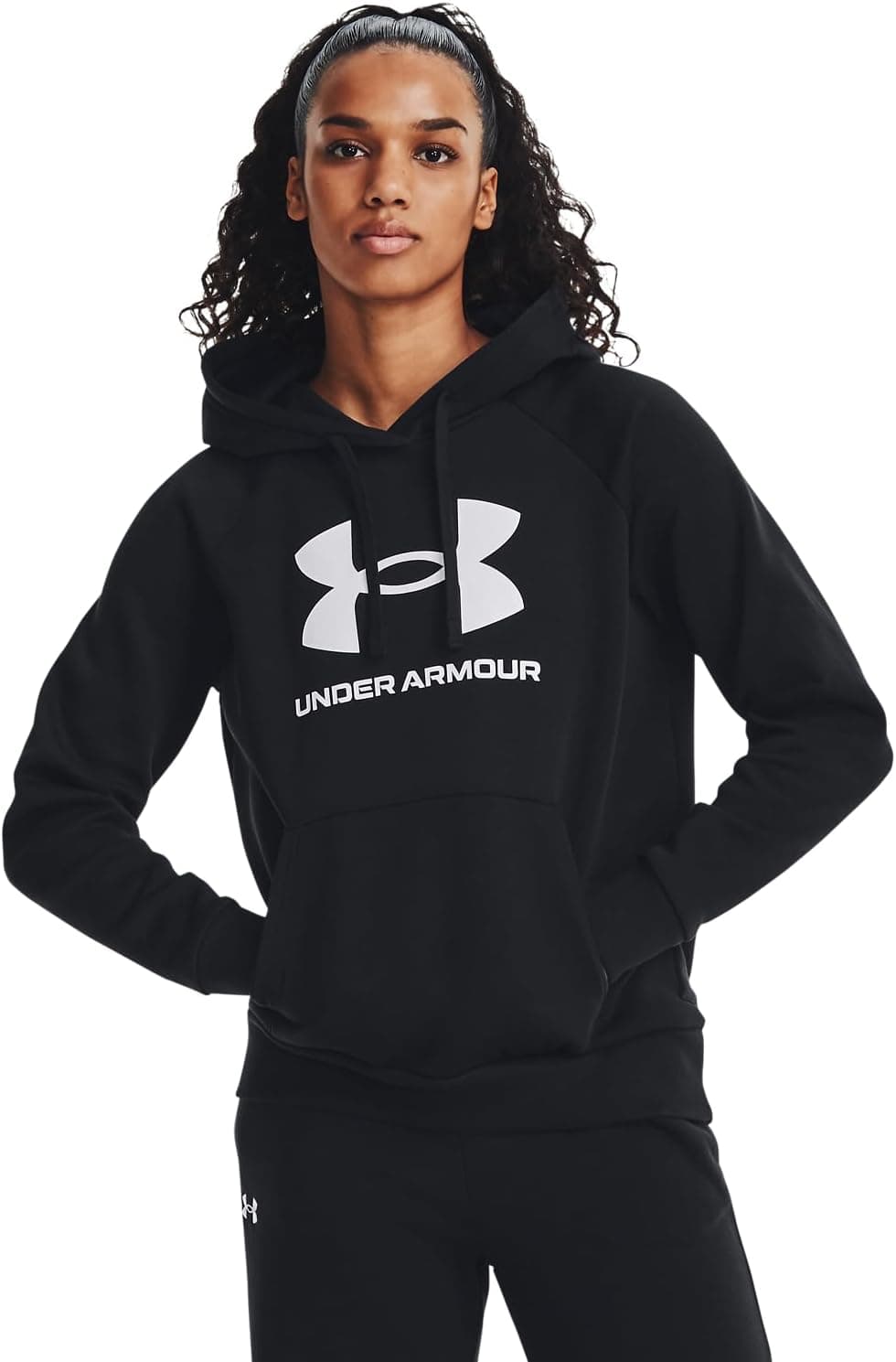 هودی زنانه Under Armour Rival Fleece با لوگوی بزرگ هودی زنانه Under Armour Rival Fleece با لوگوی بزرگ