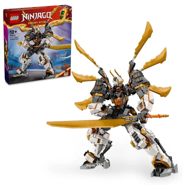 لگو 71821 NINJAGO ربات اژدهای تایتان Cole، مناسب بالای 12 سال، 1055 قطعه لگو 71821 NINJAGO ربات اژدهای تایتان Cole، مناسب بالای 12 سال، 1055 قطعه