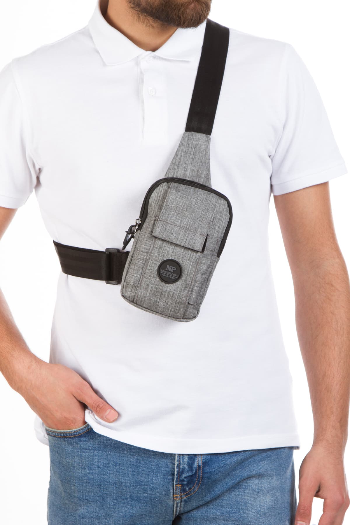 کیف کمری و دوشی NEWISH POLO ACCESSORIES پارچه کتان با محفظه تلفن مدل Newish Yuppy Club کیف کمری و دوشی NEWISH POLO ACCESSORIES پارچه کتان با محفظه تلفن مدل Newish Yuppy Club