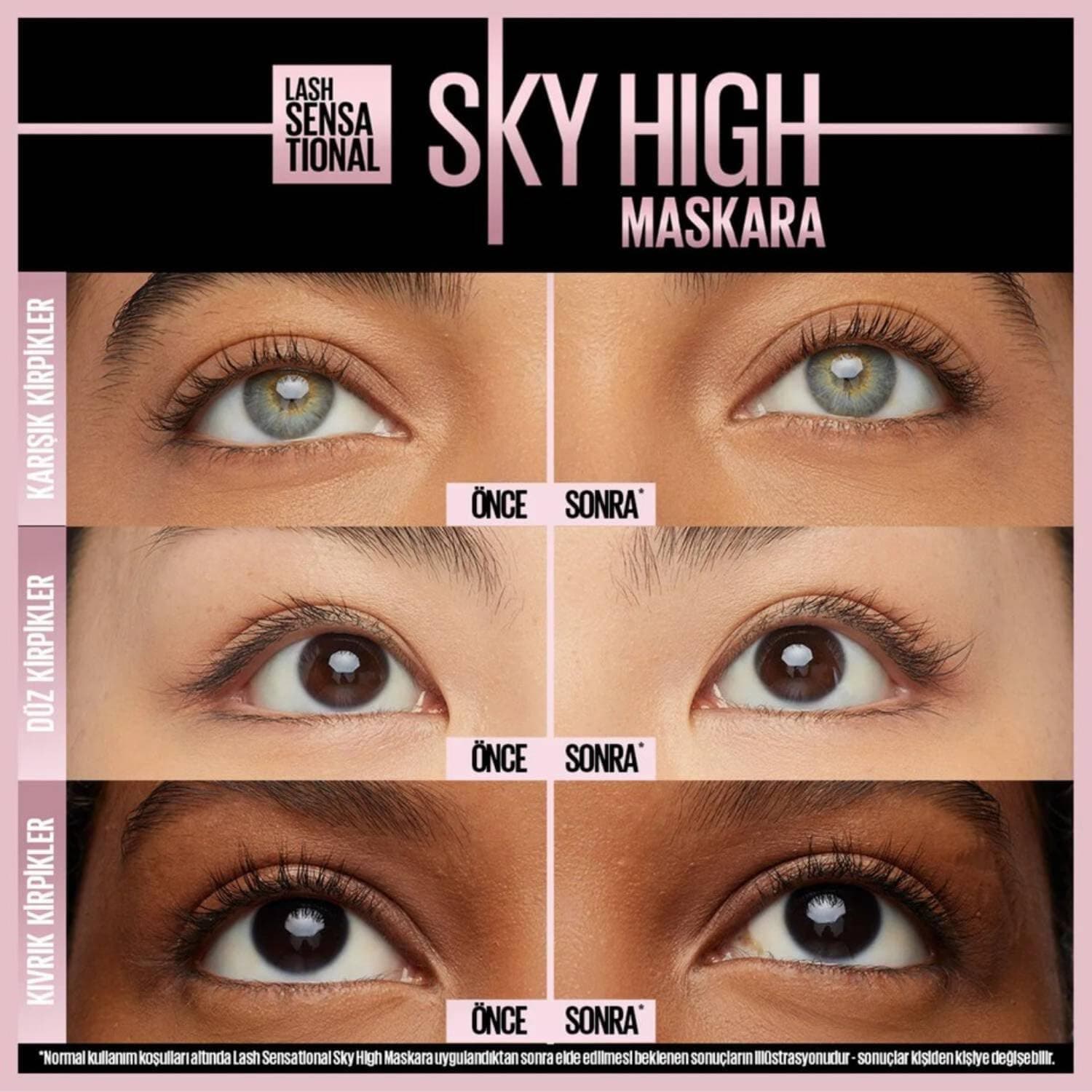 ست ریمل Maybelline Lash Sensational Sky High به همراه نسخه مینی مدل Cosmic Black ست ریمل Maybelline Lash Sensational Sky High به همراه نسخه مینی مدل Cosmic Black