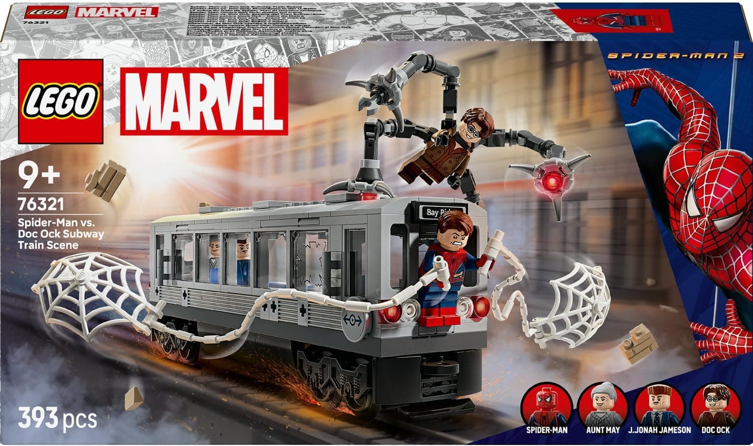 لگو Marvel مرد عنکبوتی و دکتر اختاپوس صحنه مترو مدل 76321 لگو Marvel مرد عنکبوتی و دکتر اختاپوس صحنه مترو مدل 76321