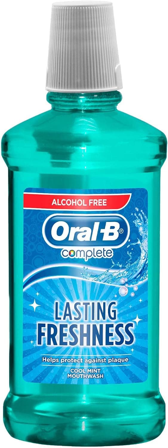 دهانشویه Oral-B Complete مراقبت کامل 500 ml بدون الکل دهانشویه Oral-B Complete مراقبت کامل 500 ml بدون الکل