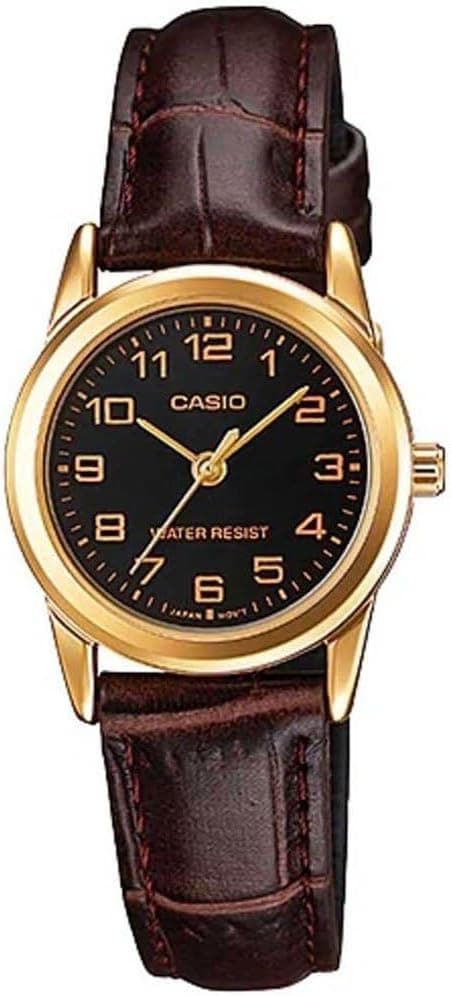 ساعت مچی زنانه Casio آنالوگ استاندارد طلایی مدل LTP-V001GL-1BUDF ساعت مچی زنانه Casio آنالوگ استاندارد طلایی مدل LTP-V001GL-1BUDF