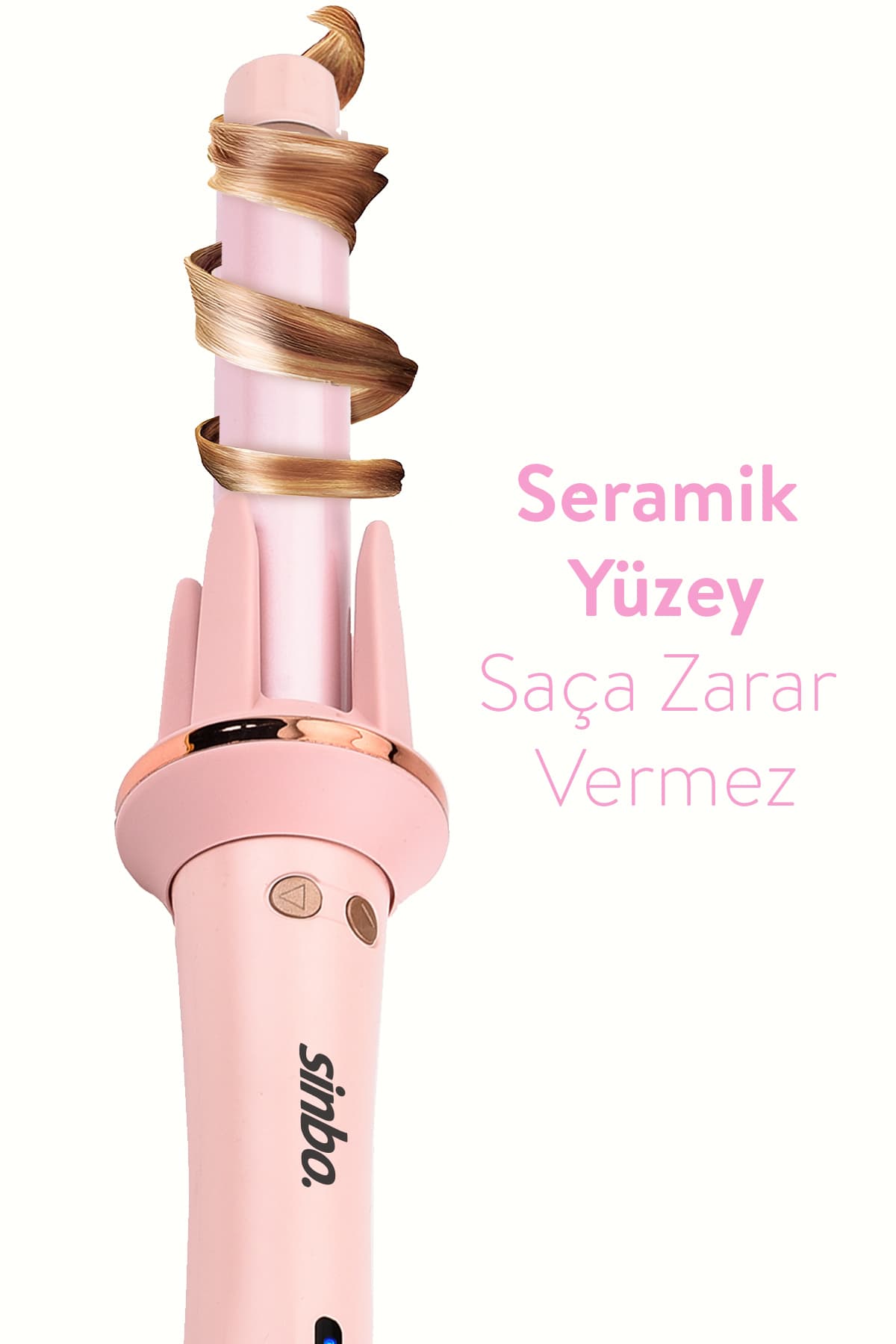 فرکننده موی خودکار Sinbo مخصوص موجهای درشت 25mm با سری بلند مدل SHD-1709 فرکننده موی خودکار Sinbo مخصوص موجهای درشت 25mm با سری بلند مدل SHD-1709