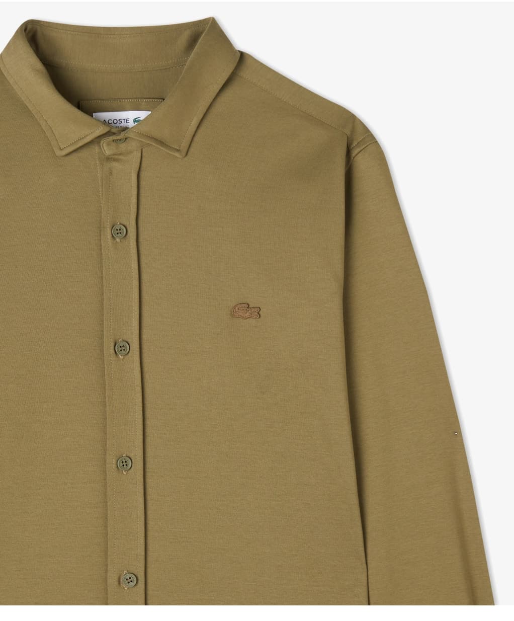پیراهن مردانه Lacoste اسلیم فیت خاکی پیراهن مردانه Lacoste اسلیم فیت خاکی