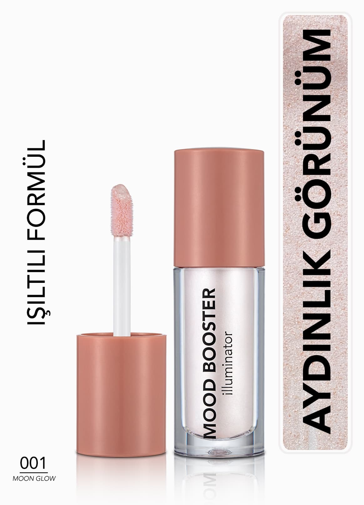 هایلایتر مایع Flormar Mood Booster رنگ 001 Moon Glow هایلایتر مایع Flormar Mood Booster رنگ 001 Moon Glow