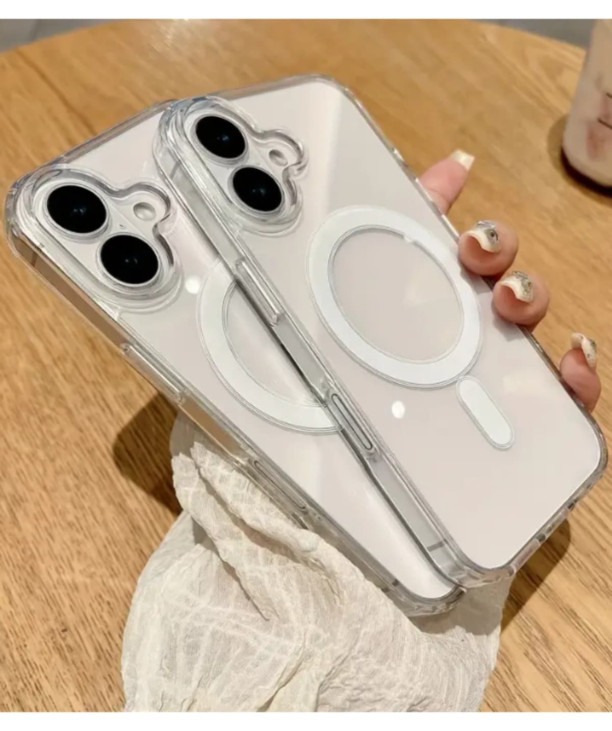 قاب گوشی KVK PRİVACY مدل Iphone 16 شفاف MagSafe ضد ضربه برجستگی دوربین قاب گوشی KVK PRİVACY مدل Iphone 16 شفاف MagSafe ضد ضربه برجستگی دوربین