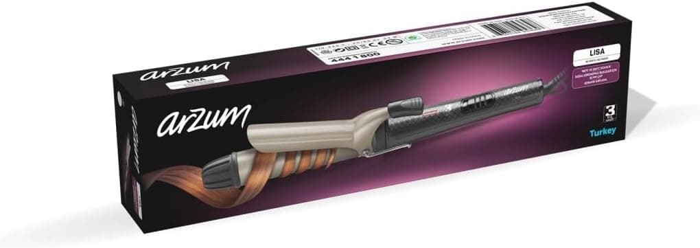 فرکننده مو Arzum Lısa Xl مشکی با دمای حداکثر 200° مدل AR5028 فرکننده مو Arzum Lısa Xl مشکی با دمای حداکثر 200° مدل AR5028