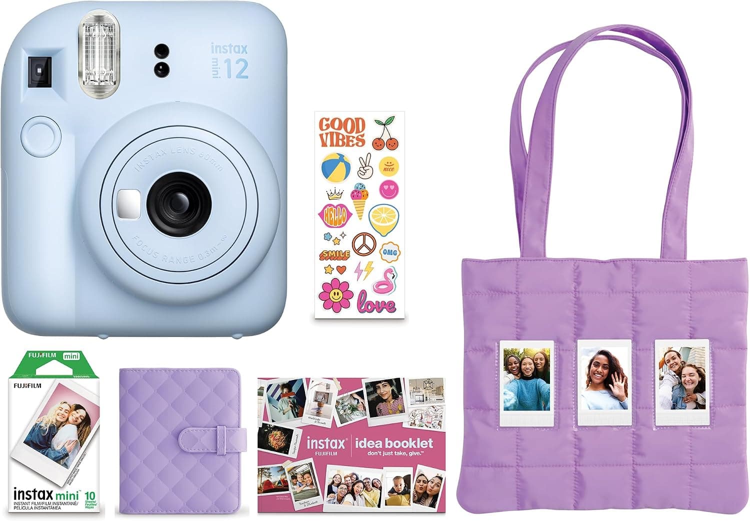 دوربین فوری Fujifilm INSTAX MINI 12 سبز باندل 2025 دوربین فوری Fujifilm INSTAX MINI 12 سبز باندل 2025