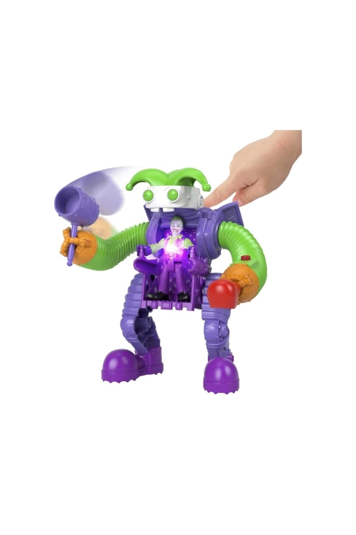 ربات مبارز Mattel The Joker از مجموعه Imaginext DC Super Friends مدل HGX80 ربات مبارز Mattel The Joker از مجموعه Imaginext DC Super Friends مدل HGX80