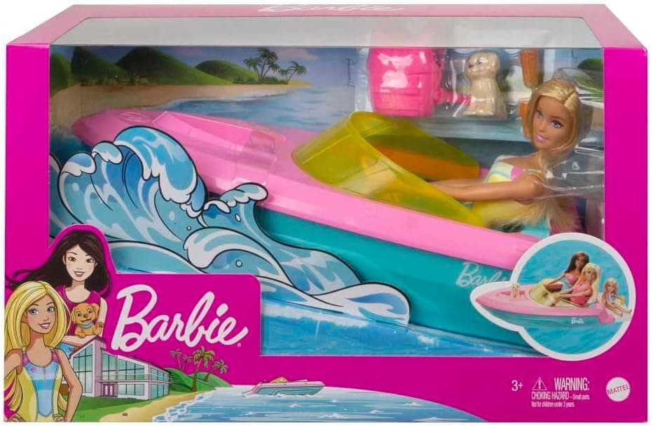 قایق Barbie همراه با عروسک قایق Barbie همراه با عروسک