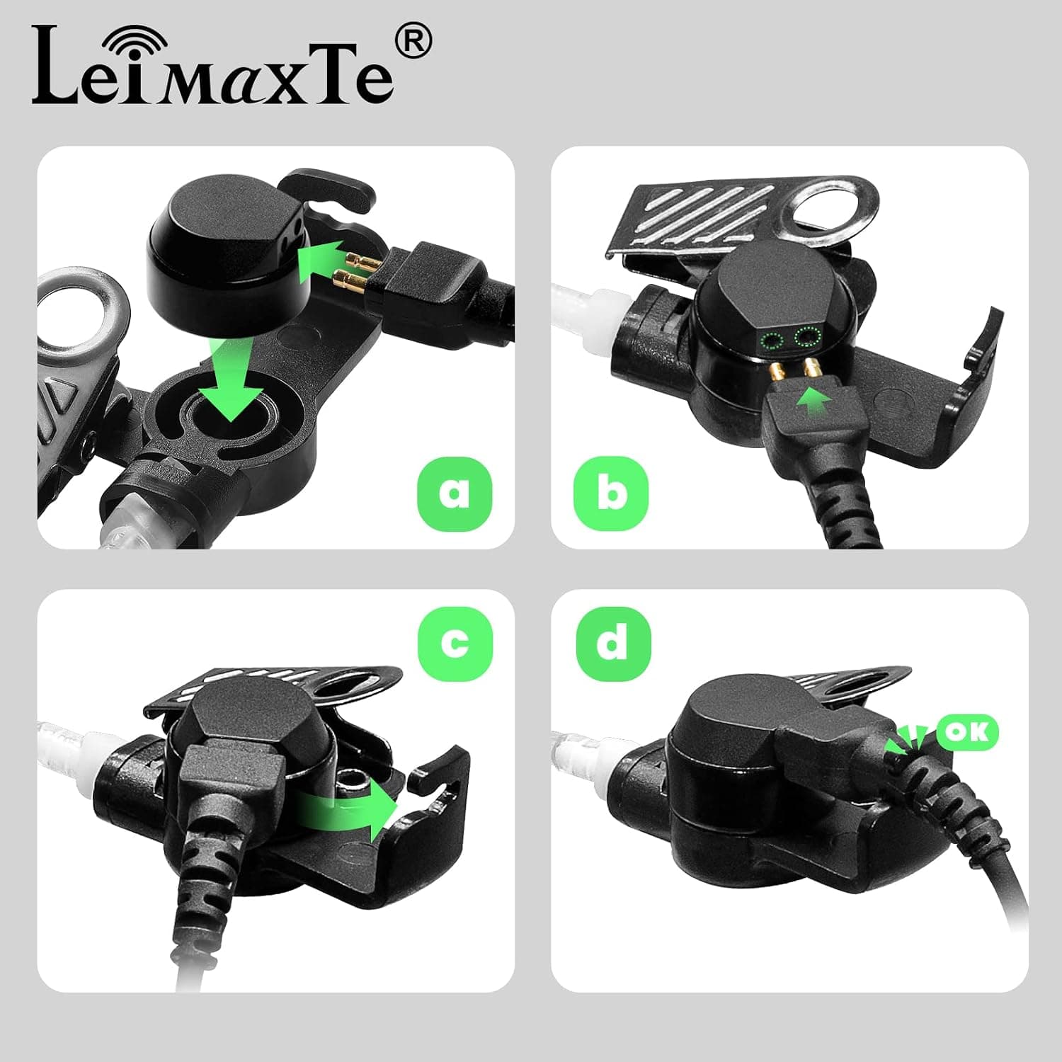 هدست رادیویی آکوستیک تیوپی LEIMAXTE با میکروفون PTT و 2 Pin سازگار با Motorola RDM2070D، CLS1110، CLS1410، CP185، CP200D و RDU4100 هدست رادیویی آکوستیک تیوپی LEIMAXTE با میکروفون PTT و 2 Pin سازگار با Motorola RDM2070D، CLS1110، CLS1410، CP185، CP200D و RDU4100