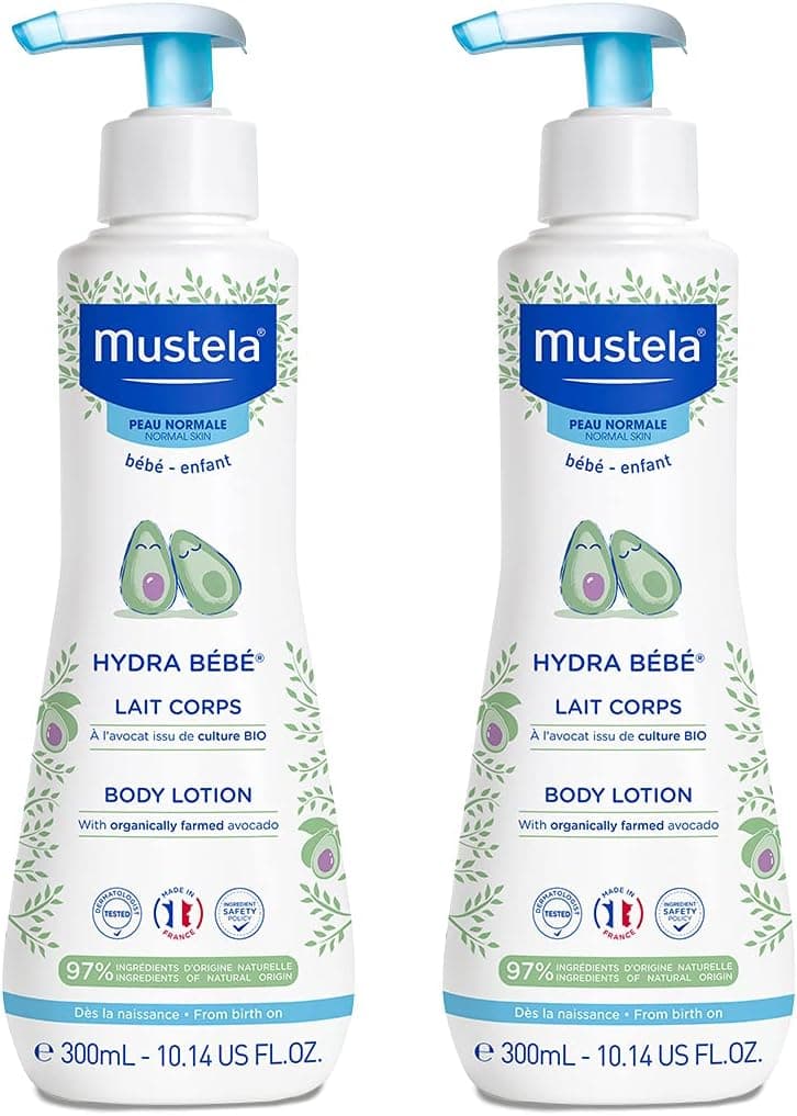 لوسیون بدن کودک Mustela مرطوبکننده روزانه Hydra Bebe 300ml لوسیون بدن کودک Mustela مرطوبکننده روزانه Hydra Bebe 300ml