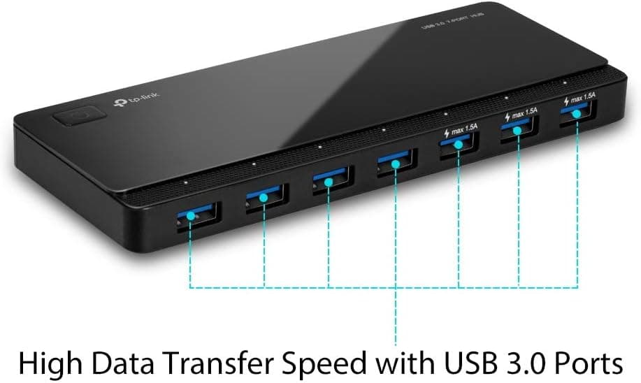 هاب TP-Link هفت پورت USB 3.0 مدل UH700 هاب TP-Link هفت پورت USB 3.0 مدل UH700