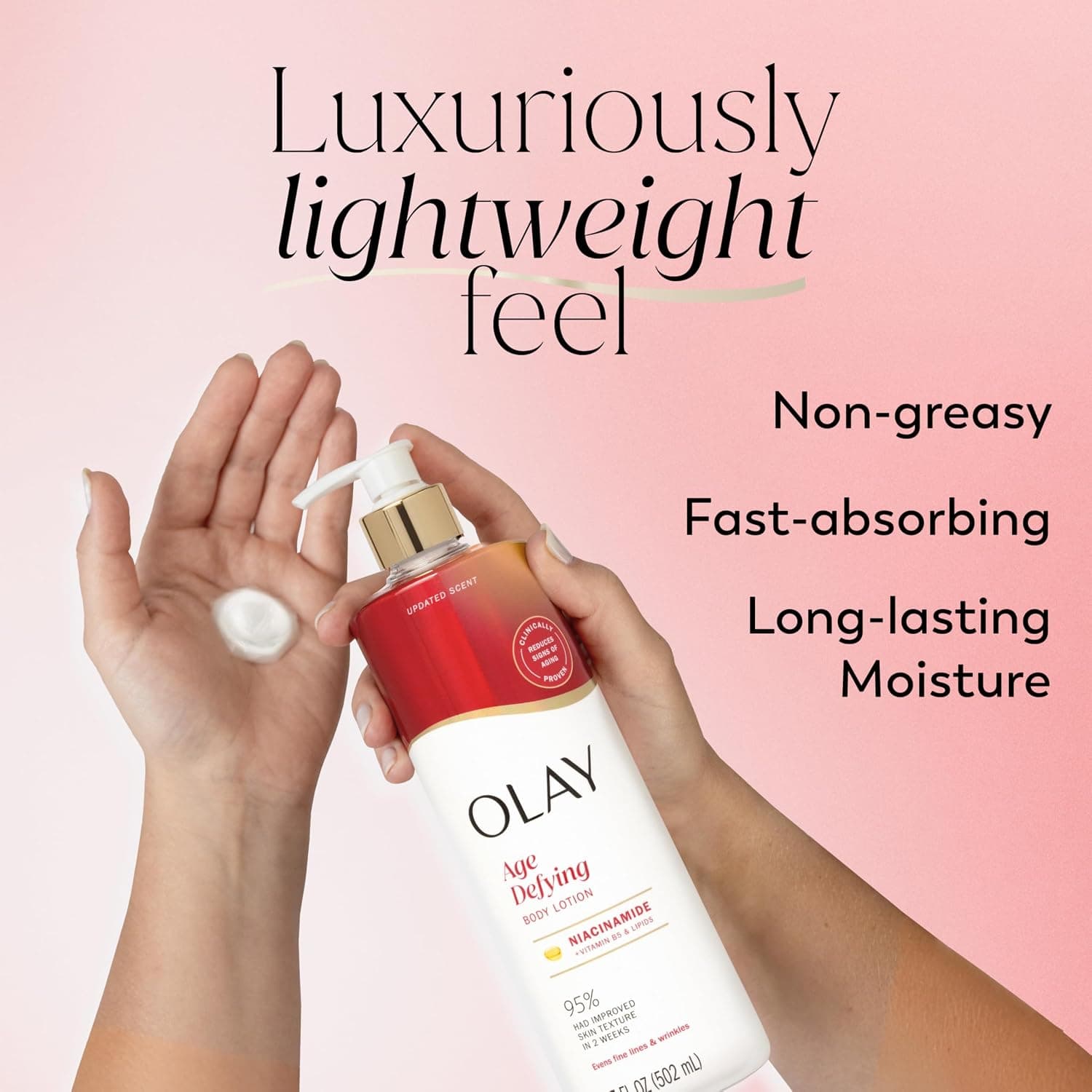 لوسیون بدن زنانه Olay با سرم AHA کاهش تیرگی پوست 17 fl oz لوسیون بدن زنانه Olay با سرم AHA کاهش تیرگی پوست 17 fl oz