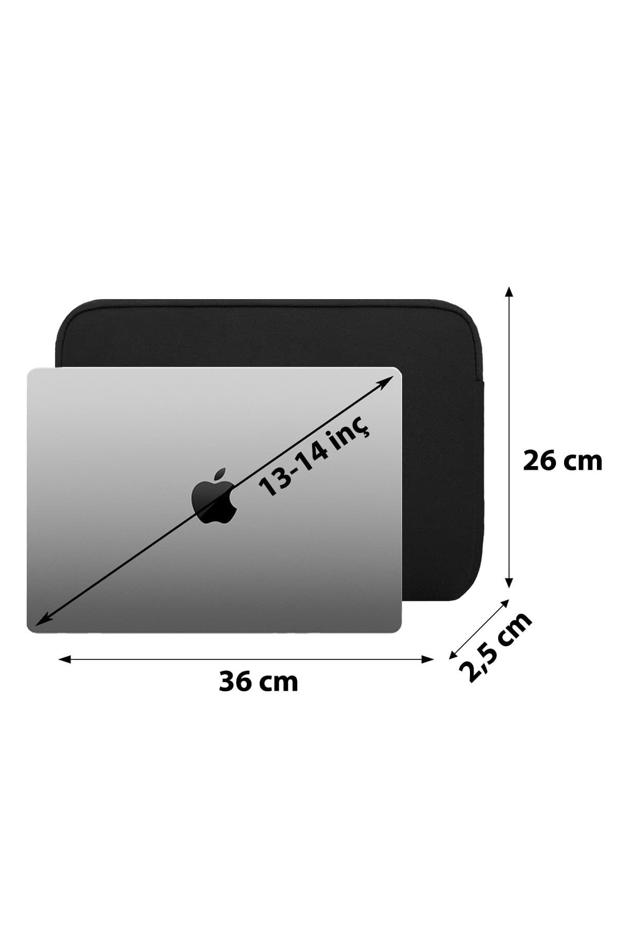 کاور لپتاپ مناسب Macbook Air و Ultrabook در سایزهای 13، 13.3 و 14 اینچ D'VERS پارچهای ضدآب زیپدار کاور لپتاپ مناسب Macbook Air و Ultrabook در سایزهای 13، 13.3 و 14 اینچ D'VERS پارچهای ضدآب زیپدار