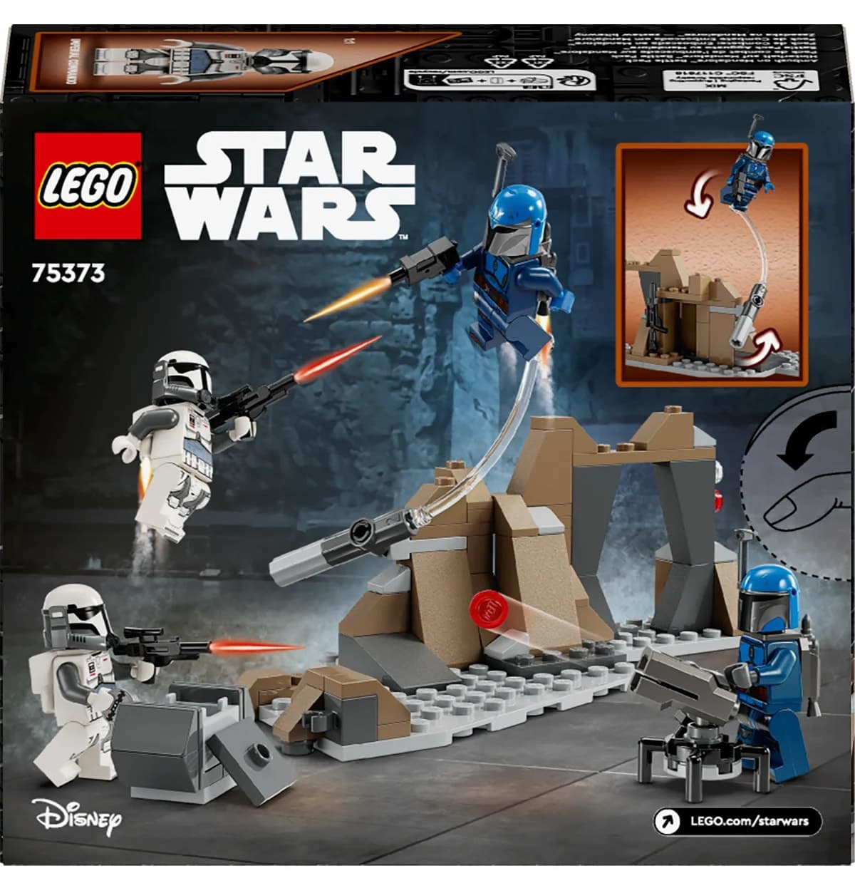 لگو Star Wars Mandalore بسته نبرد کمین مدل 75373 لگو Star Wars Mandalore بسته نبرد کمین مدل 75373
