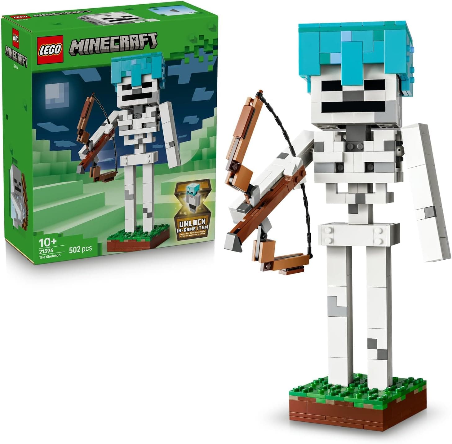 لگو Minecraft اسکلت مدل 21594 لگو Minecraft اسکلت مدل 21594