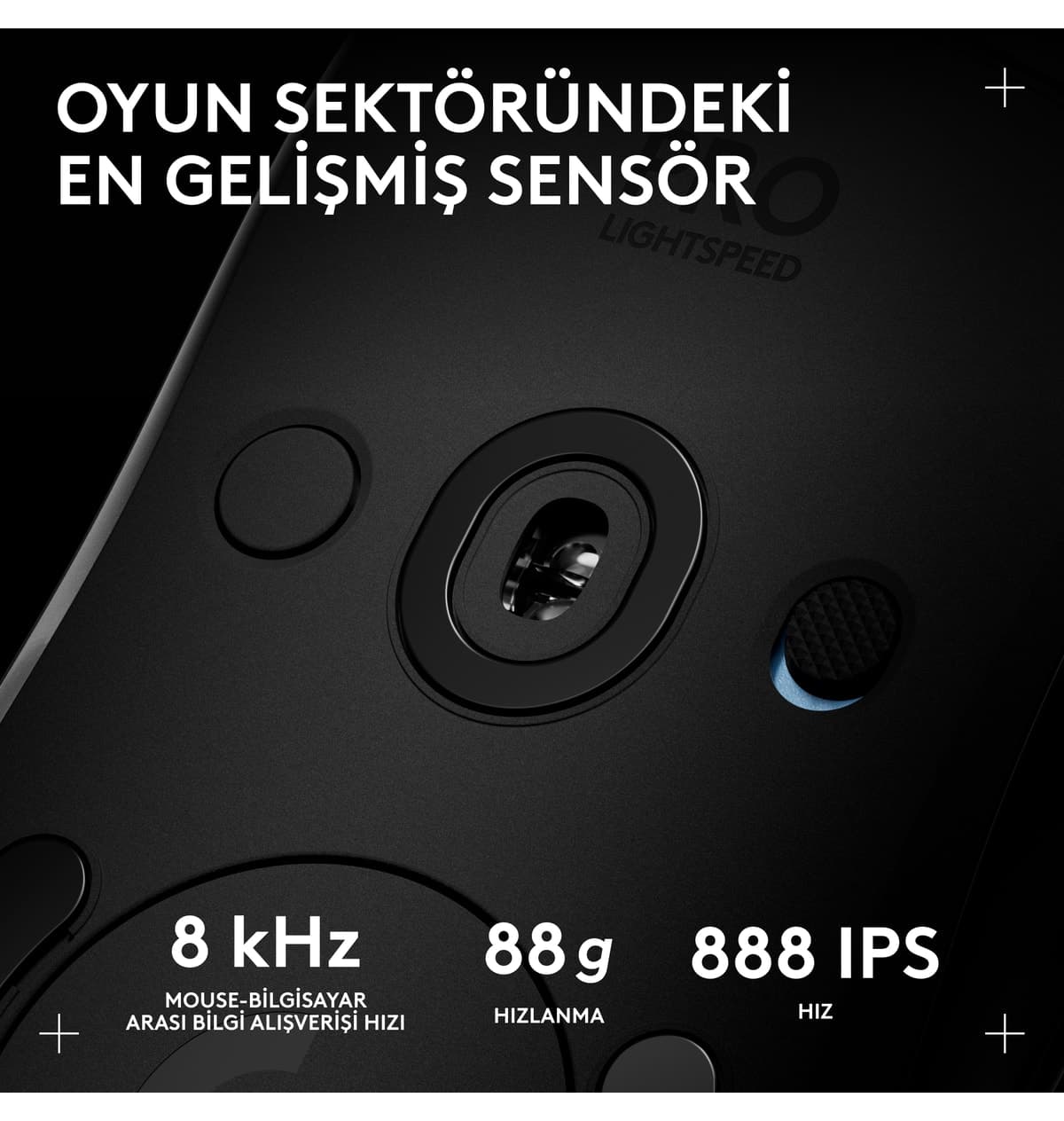 ماوس بیسیم گیمینگ logitech G PRO 2 LIGHTSPEED 32K DPI مشکی مدل 910-007296 ماوس بیسیم گیمینگ logitech G PRO 2 LIGHTSPEED 32K DPI مشکی مدل 910-007296