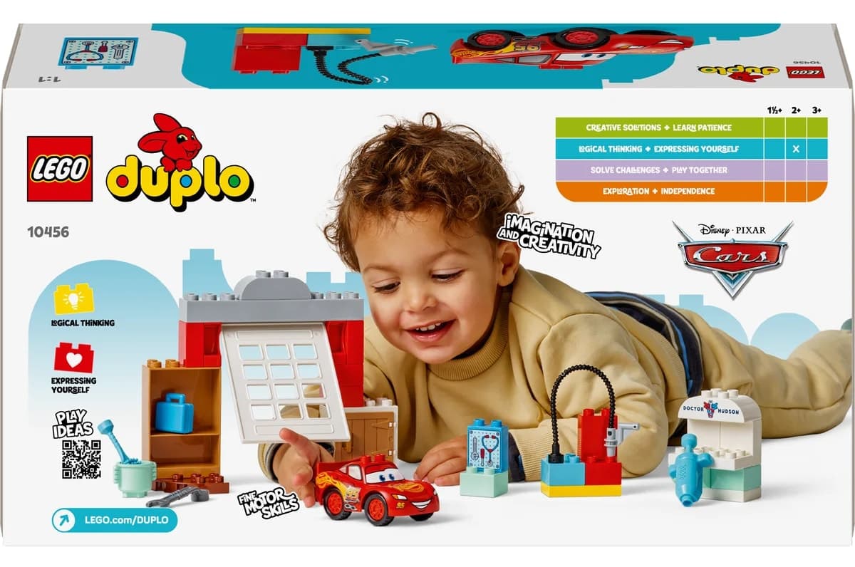 لگو DUPLO گاراژ Doc با Disney McQueen 35 قطعه مدل 10456 لگو DUPLO گاراژ Doc با Disney McQueen 35 قطعه مدل 10456