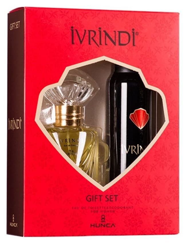 ست عطر زنانه Ivrindi شامل EDT 55 ml و اسپری دئودورانت 150 ml ست عطر زنانه Ivrindi شامل EDT 55 ml و اسپری دئودورانت 150 ml