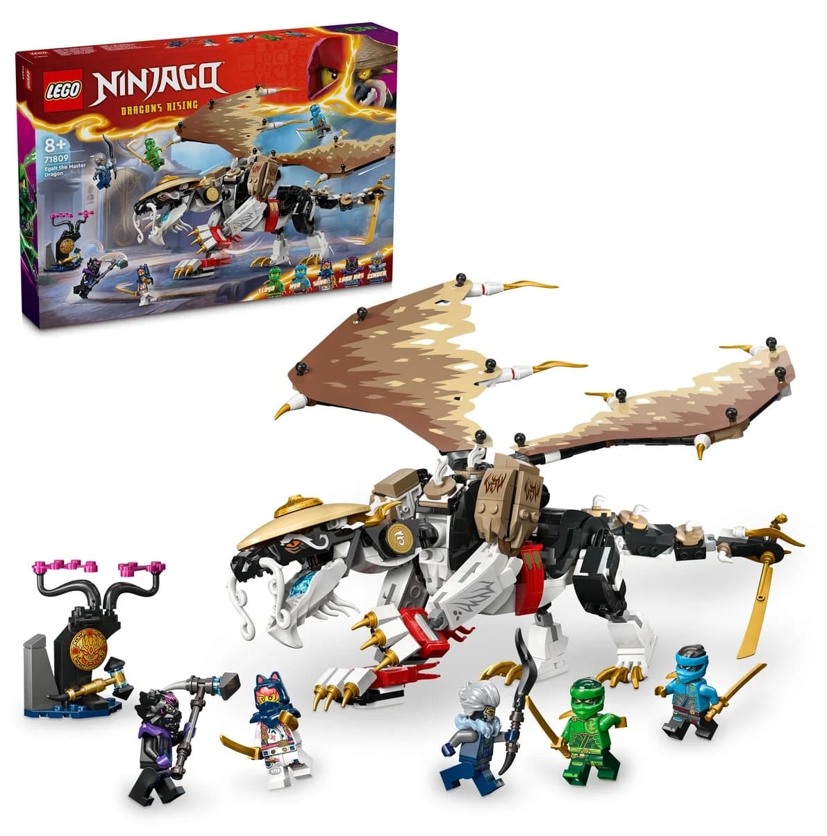 لگو NINJAGO برای کودکان 8+ با 532P مدل Usta Ejderha Egalt 71809 لگو NINJAGO برای کودکان 8+ با 532P مدل Usta Ejderha Egalt 71809