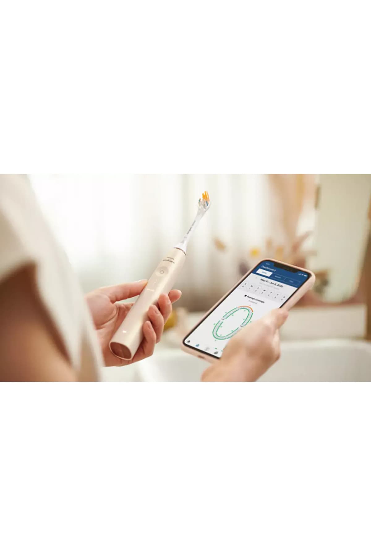 مسواک برقی Philips Sonicare 9900 Diamond صورتی Prestige 9992 SenseIQ Bluetooth مسواک برقی Philips Sonicare 9900 Diamond صورتی Prestige 9992 SenseIQ Bluetooth