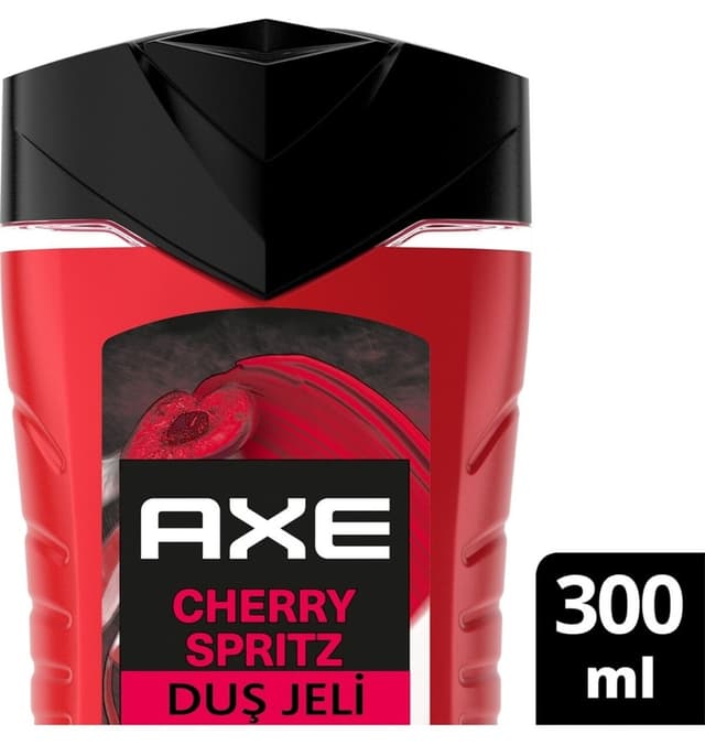 ژل دوش زنانه Axe Cherry Spritz 3 in 1 بدن، مو و صورت 300 ml ژل دوش زنانه Axe Cherry Spritz 3 in 1 بدن، مو و صورت 300 ml