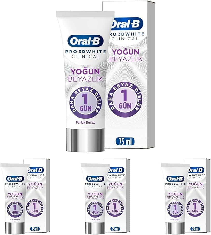 خمیردندان Oral-B Pro 3D White Clinical سفیدکنندگی شدید 75 ml خمیردندان Oral-B Pro 3D White Clinical سفیدکنندگی شدید 75 ml