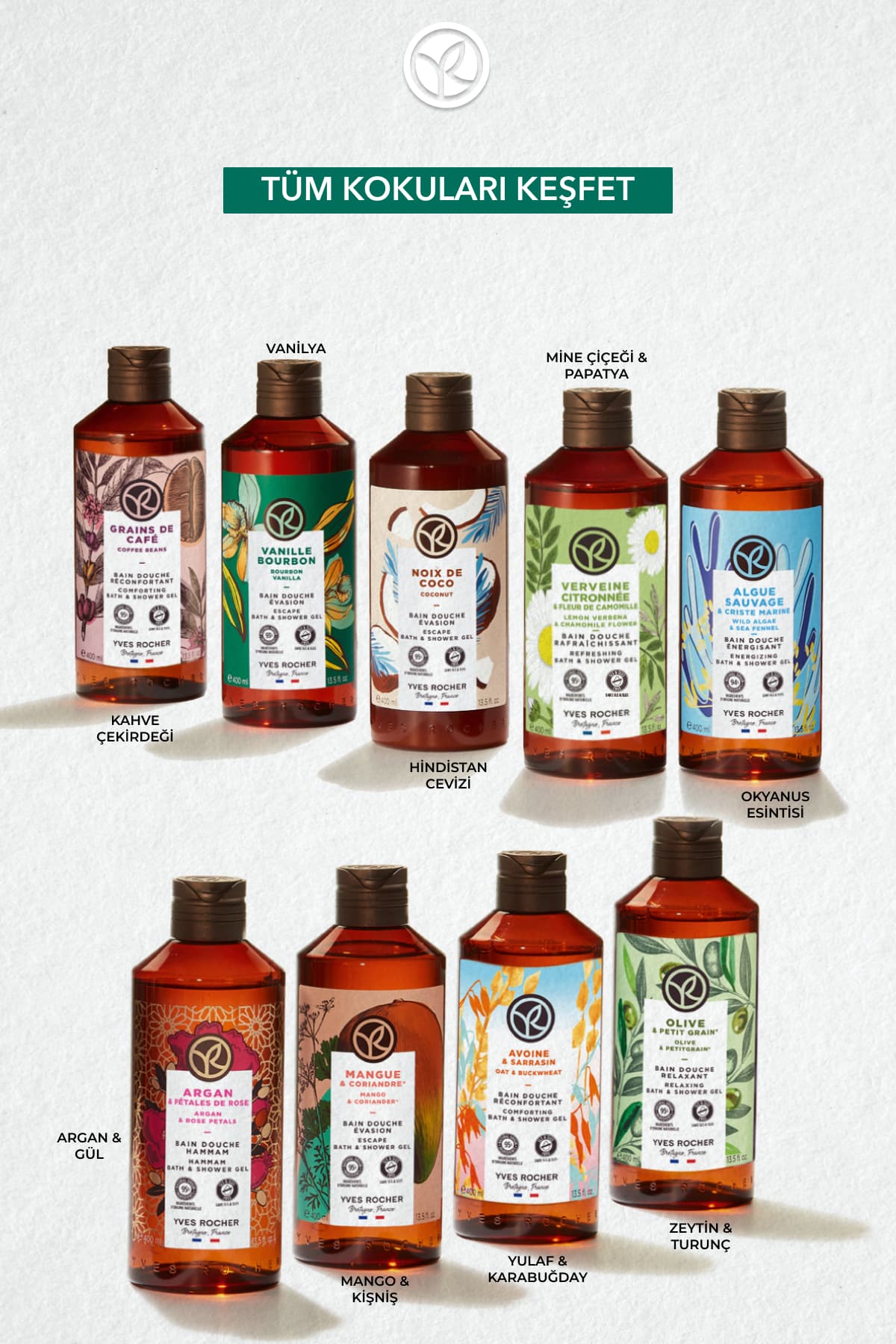 ژل دوش Yves Rocher مرطوبکننده با رایحه وانیل استوایی، بدون SLS و SLES، وگان 400ml ژل دوش Yves Rocher مرطوبکننده با رایحه وانیل استوایی، بدون SLS و SLES، وگان 400ml