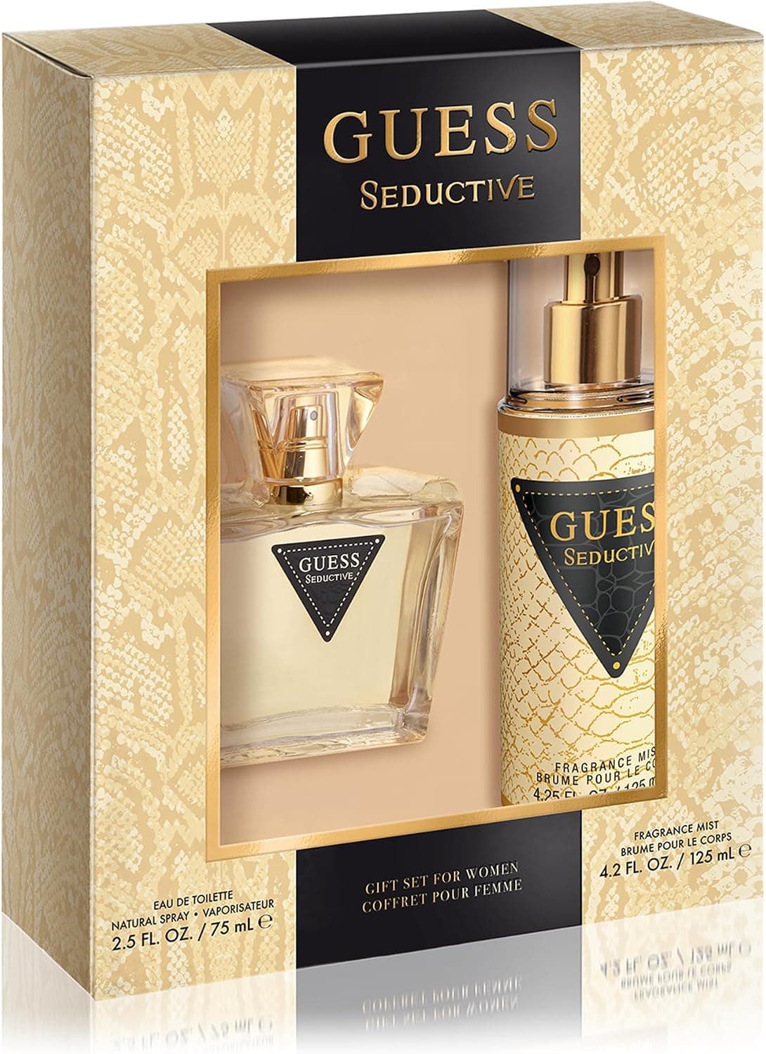 ست عطر زنانه GUESS Seductive ادو تویلت 2.5 Fl. Oz. و میست 4.2 Fl. Oz. ست عطر زنانه GUESS Seductive ادو تویلت 2.5 Fl. Oz. و میست 4.2 Fl. Oz.