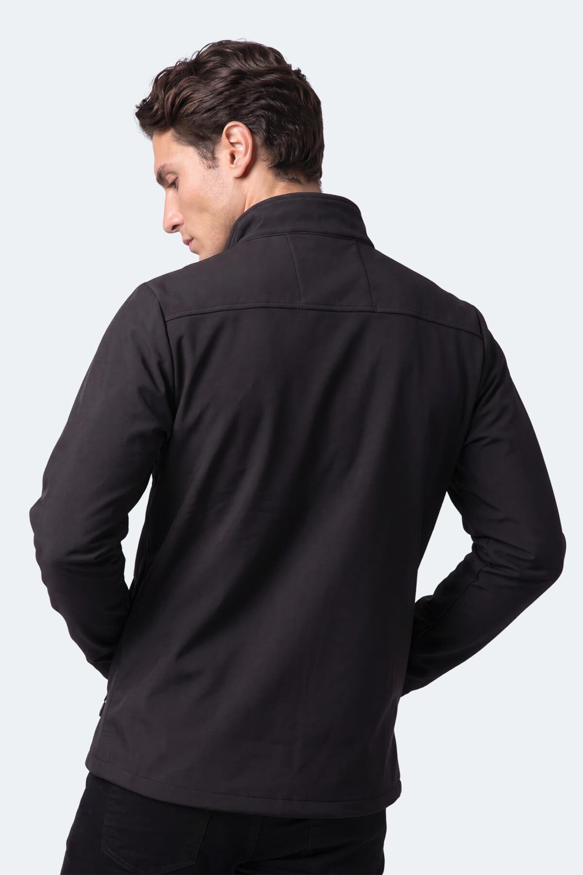 مونت مردانه Slazenger پلار ضد باد و آب سافتشل مشکی مدل CRIMSON I مونت مردانه Slazenger پلار ضد باد و آب سافتشل مشکی مدل CRIMSON I