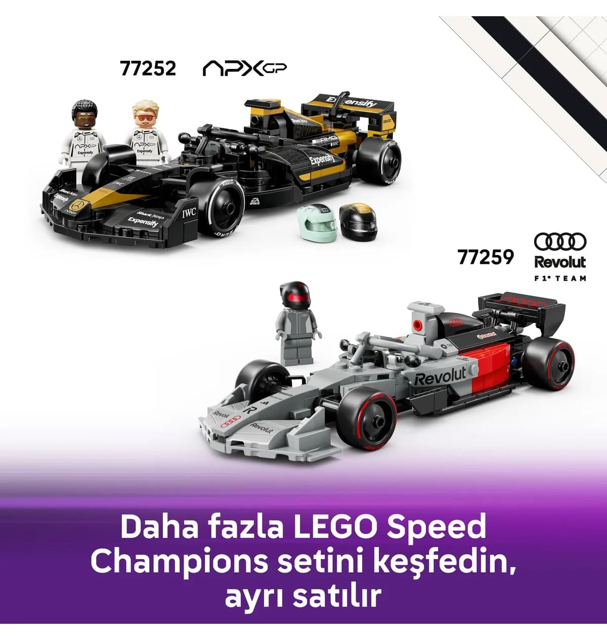 لگو Speed Champions F1 ACADEMY ماشین مسابقه مدل 77258 لگو Speed Champions F1 ACADEMY ماشین مسابقه مدل 77258