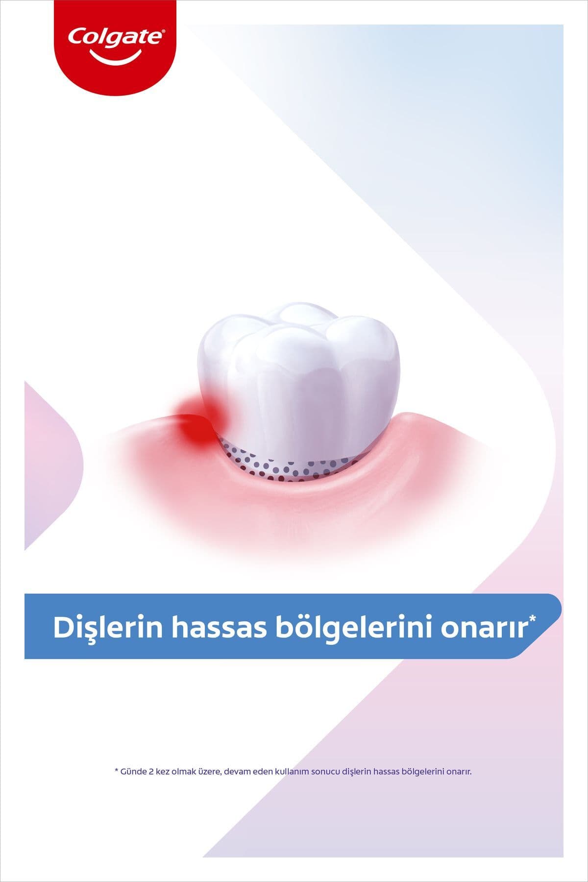 خمیر دندان Colgate تسکین فوری حساسیت و ترمیمکننده با سفیدکنندگی ملایم 75ml×2 عددی خمیر دندان Colgate تسکین فوری حساسیت و ترمیمکننده با سفیدکنندگی ملایم 75ml×2 عددی