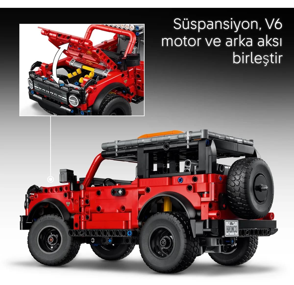 لگو Technic مدل Ford Bronco SUV 42213 با 943 قطعه لگو Technic مدل Ford Bronco SUV 42213 با 943 قطعه