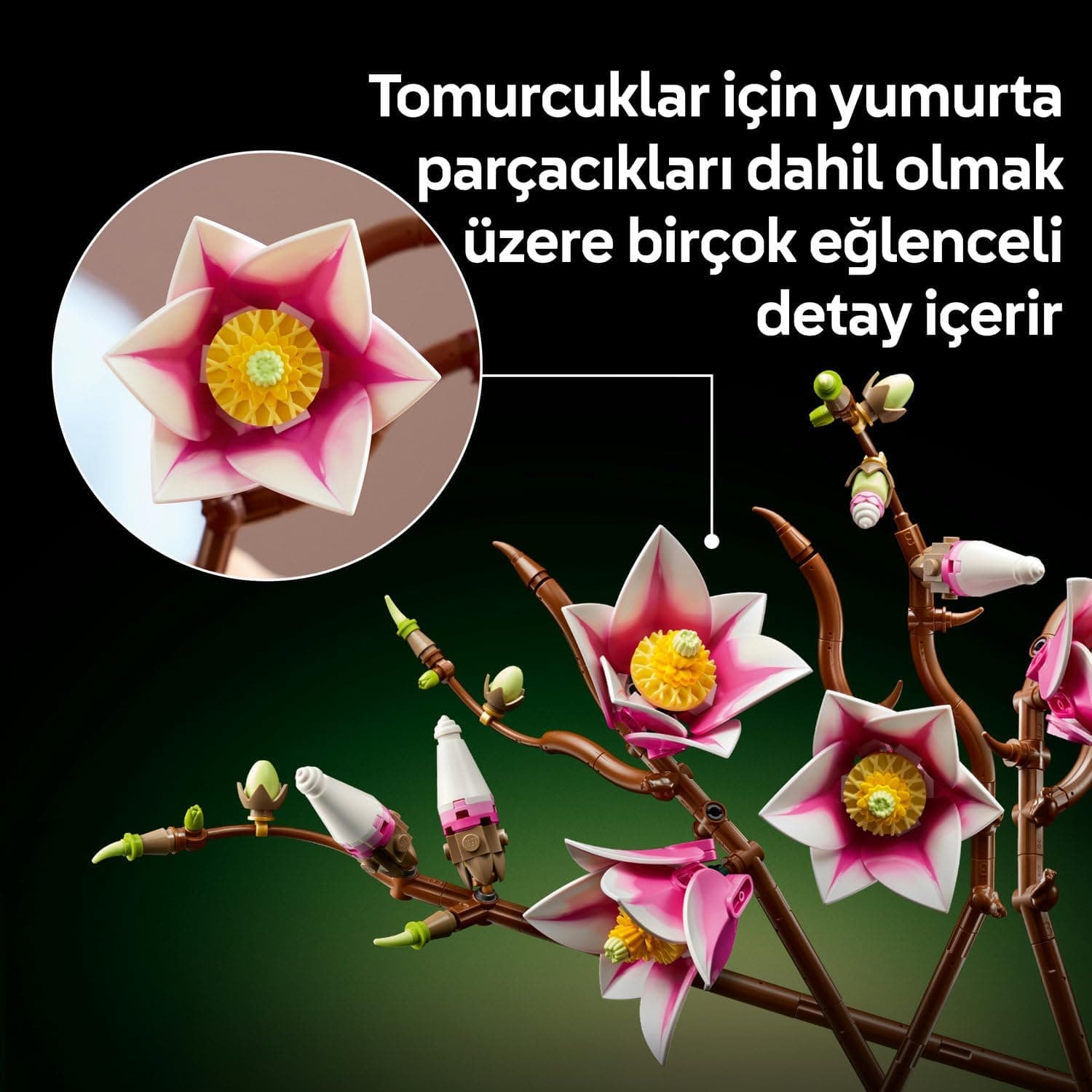 لگو Botanicals شاخههای ماگنولیا مدل 11510 لگو Botanicals شاخههای ماگنولیا مدل 11510