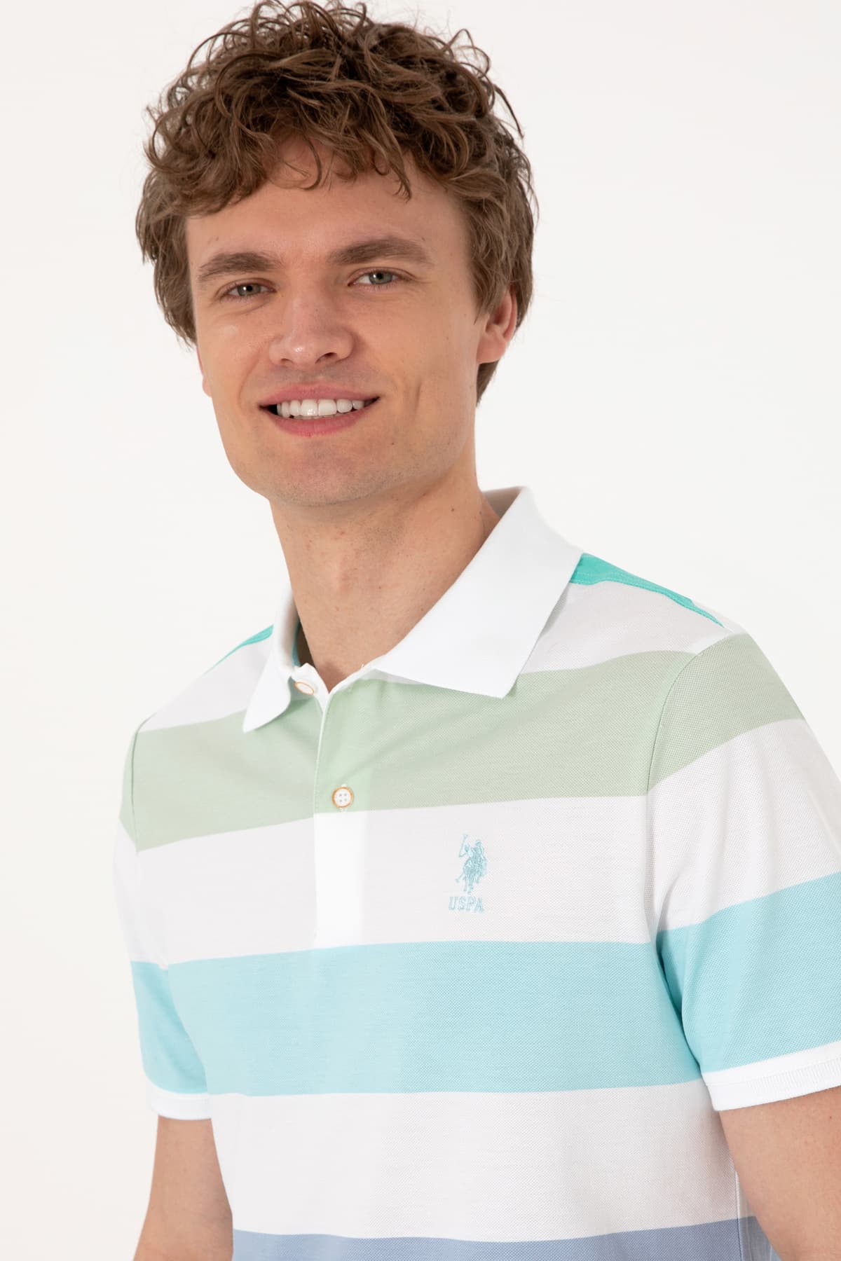 تیشرت مردانه U.S. Polo Assn. آبی فیروزهای مدل 50299945-VR007 تیشرت مردانه U.S. Polo Assn. آبی فیروزهای مدل 50299945-VR007