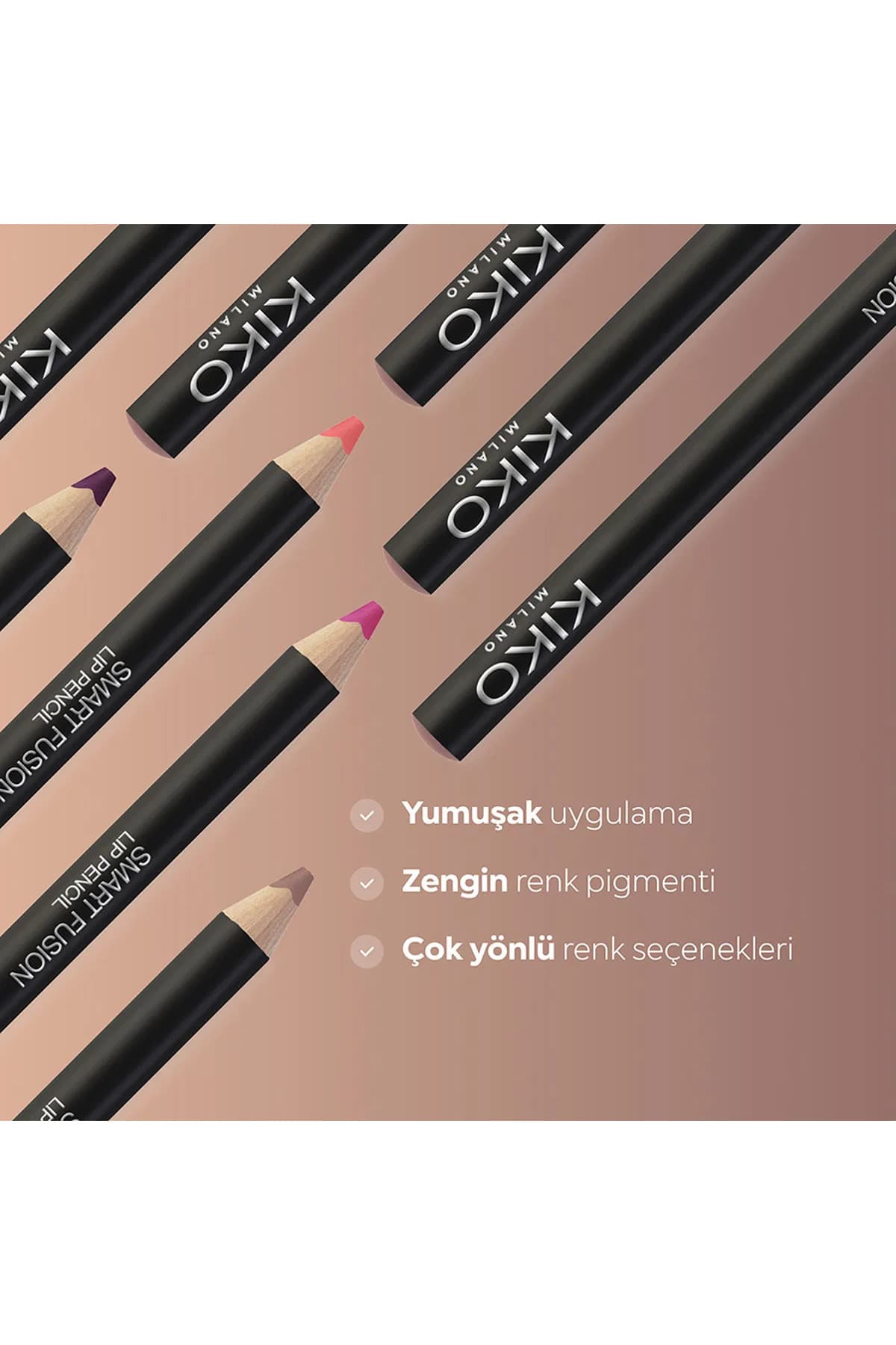 مداد لب KIKO رنگ 33 Light Rosy Brown مداد لب KIKO رنگ 33 Light Rosy Brown