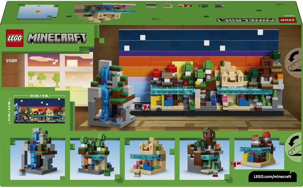 لگو مدل Minecraft Mini Biomes 21589 لگو مدل Minecraft Mini Biomes 21589