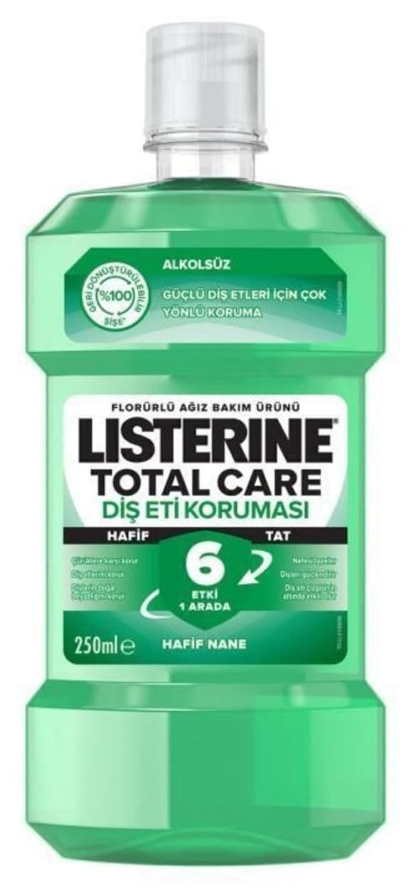 دهانشویه Listerine برای محافظت از دندان و لثه با طعم ملایم 250 Ml دهانشویه Listerine برای محافظت از دندان و لثه با طعم ملایم 250 Ml