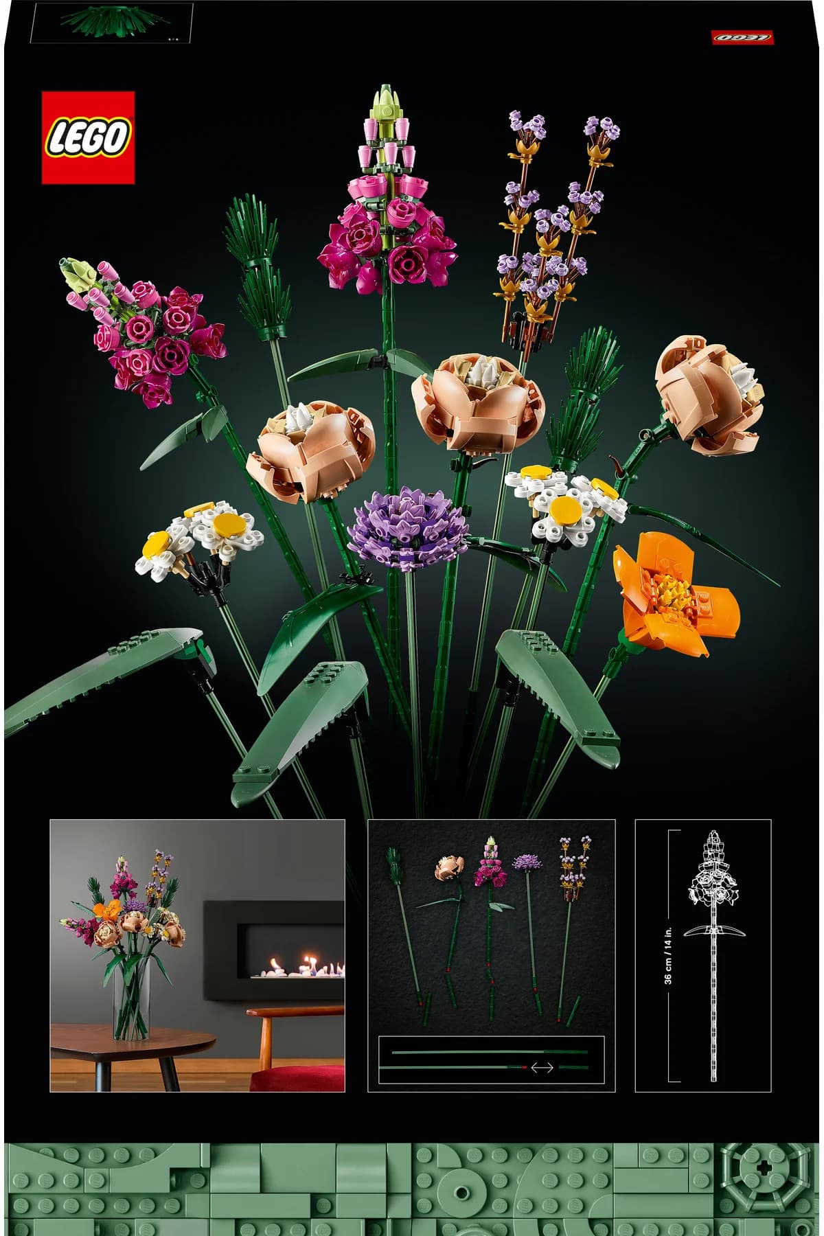مجموعه ساخت دستهگل مصنوعی بزرگسالان لگو Botanicals مدل 10280، 756 قطعه مجموعه ساخت دستهگل مصنوعی بزرگسالان لگو Botanicals مدل 10280، 756 قطعه