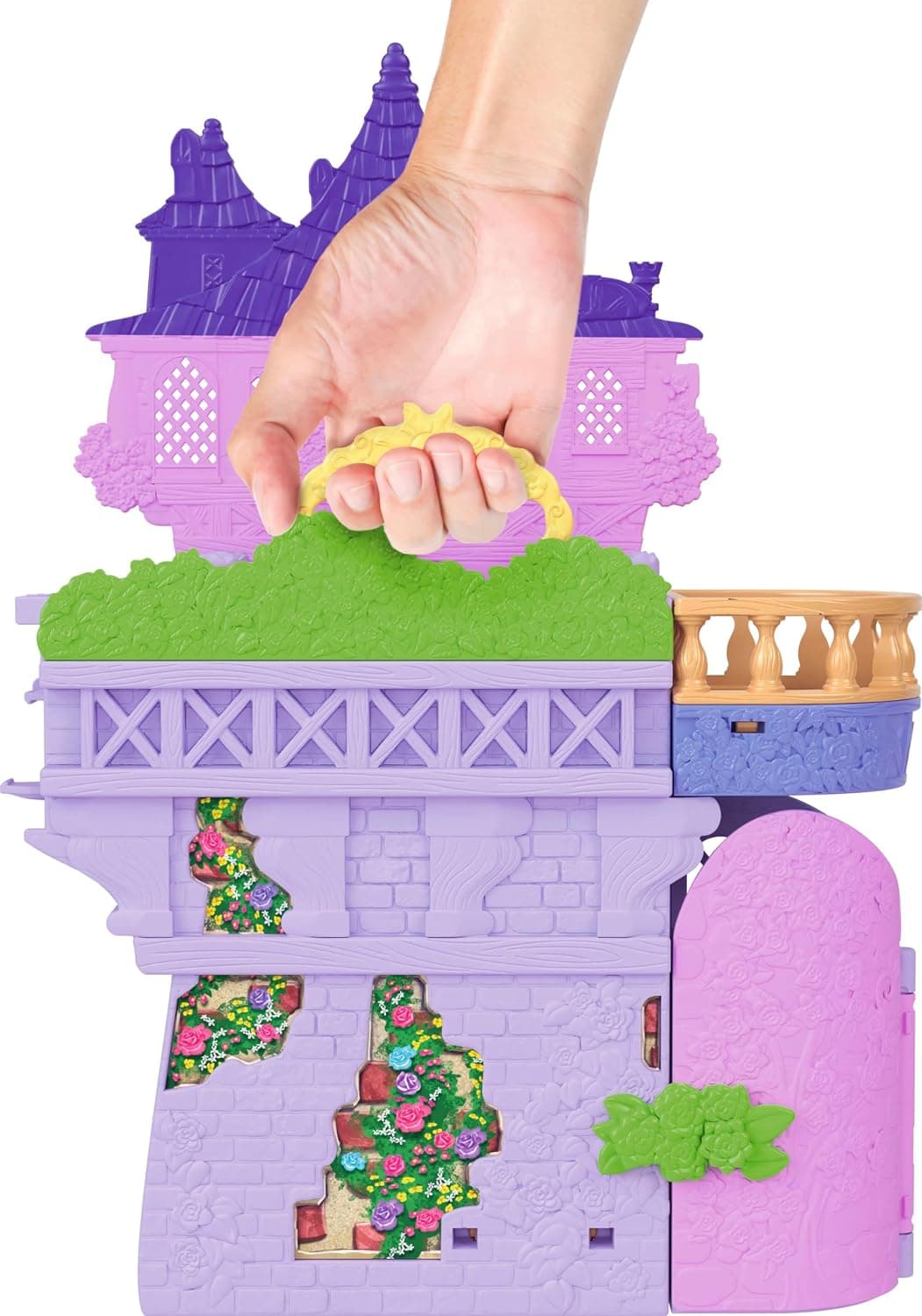 برج خانه عروسکی Storytime Stackers راپونزل Disney Princess Mattel با عروسک کوچک Rapunzel، فیگور Pascal و 7 اکسسوری مدل JDP61 برج خانه عروسکی Storytime Stackers راپونزل Disney Princess Mattel با عروسک کوچک Rapunzel، فیگور Pascal و 7 اکسسوری مدل JDP61