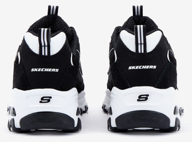 کفش اسنیکرز زنانه Skechers مشکی D'lites MARCH FORWARD مدل 13148 BKW کفش اسنیکرز زنانه Skechers مشکی D'lites MARCH FORWARD مدل 13148 BKW