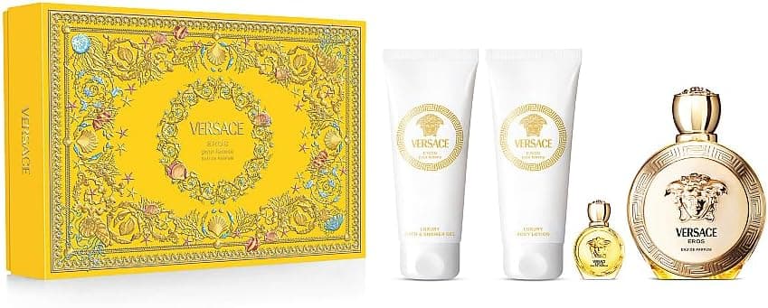 ست عطر زنانه Versace Eros Femme ادو پرفیوم 100ml، شاور ژل SG100 و لوسیون بدن BL100ml ست عطر زنانه Versace Eros Femme ادو پرفیوم 100ml، شاور ژل SG100 و لوسیون بدن BL100ml