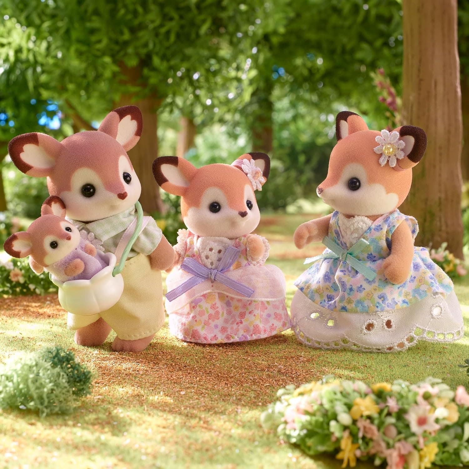 مجموعه خانواده گوزن Sylvanian Families مدل 5799 مجموعه خانواده گوزن Sylvanian Families مدل 5799